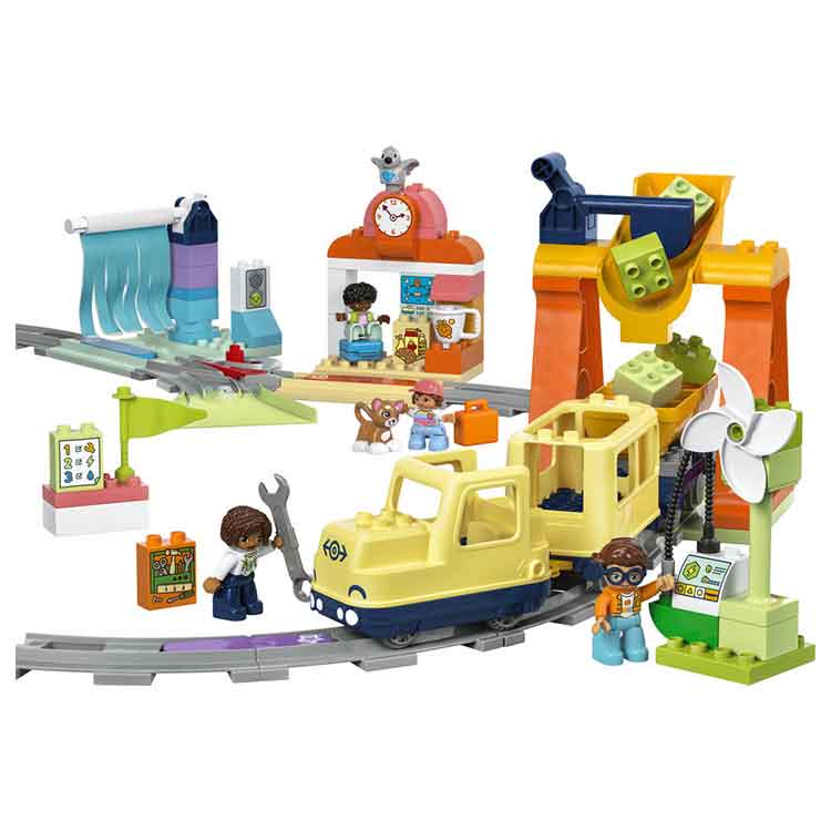 LEGO DUPLO 10428 Big Interactive Community Train Set for Toddlers