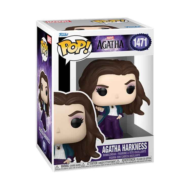Funko POP Marvel: Agatha Harkness Vinyl Figure – 9cm Collectible