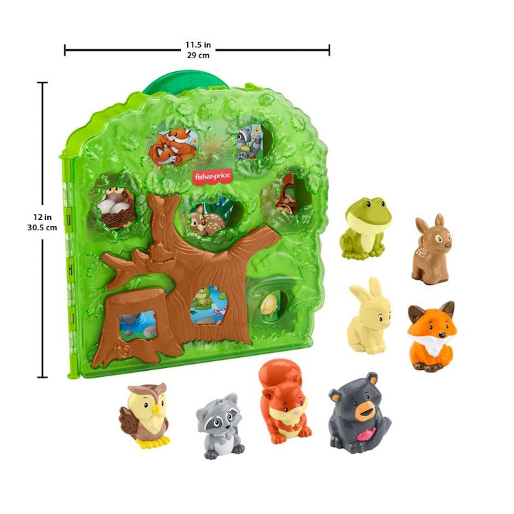 Fisher-Price Little People Forest Friends Carry Case with 8 Figures