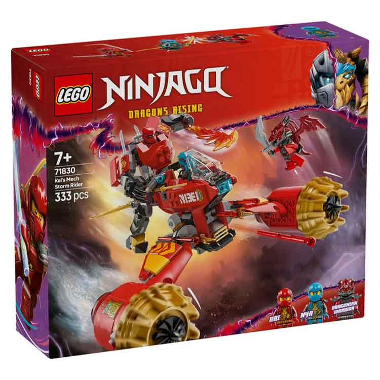 LEGO NINJAGO Kai's Mech Storm Rider 71830 - 2-in-1 Ninja Vehicle Set