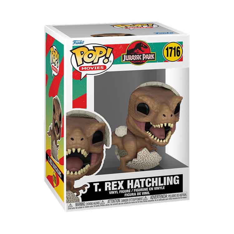 Funko POP Movies: Jurassic Park Hatchling T-Rex Vinyl Figure - 9cm