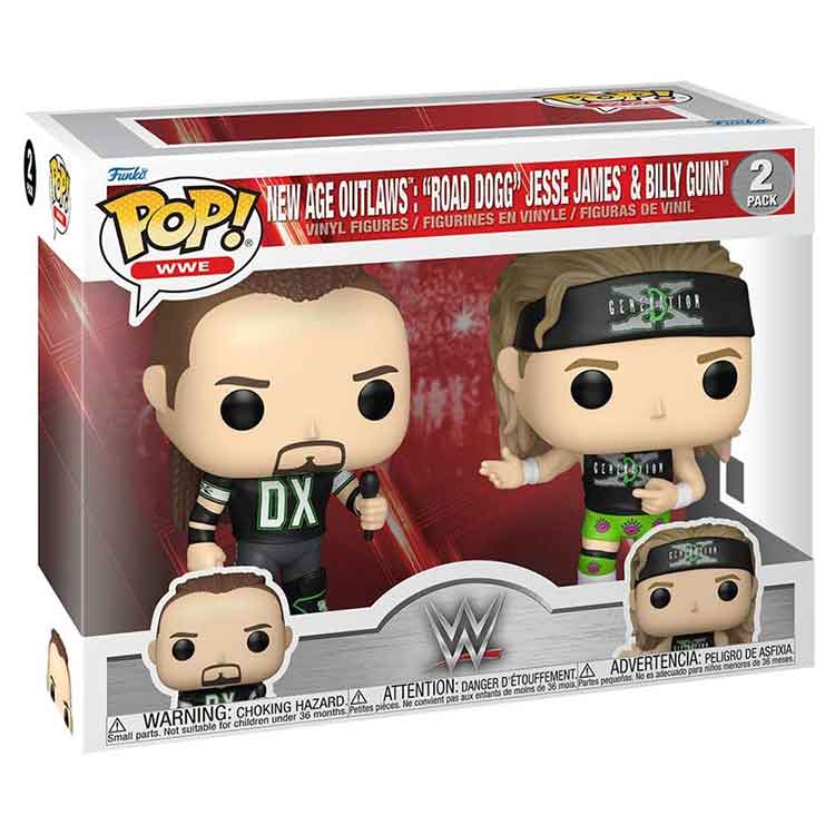 Funko Pop WWE: New Age Outlaws Road Dogg & Billy Gunn 2-Pack Vinyl