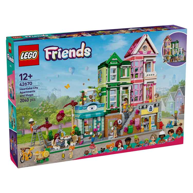 LEGO Friends Heartlake City Apartments and Shops Model Kit (42670)