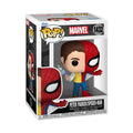 Funko POP Marvel: Spider-Man/Peter Parker Split Vinyl Figure - 9cm