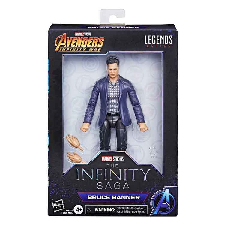 Marvel Legends Bruce Banner Action Figure – Avengers Infinity Saga 6-Inch