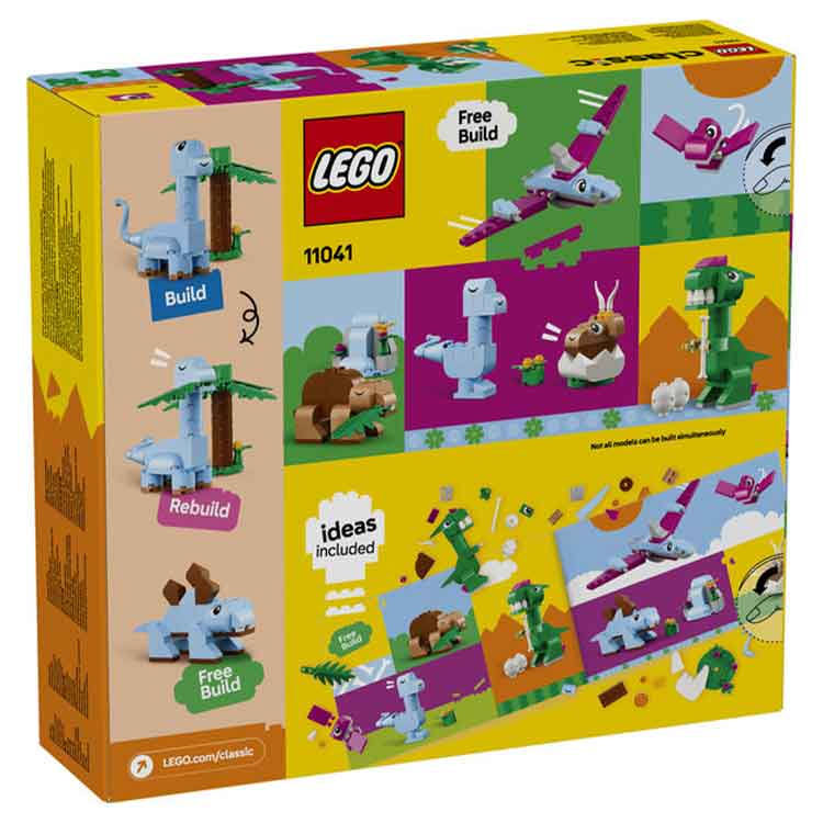 LEGO Classic Creative Dinosaurs 11041 Building Set for Kids Ages 5+