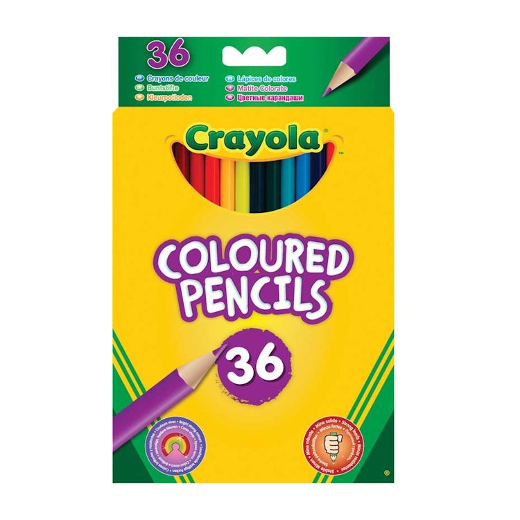 Crayola Coloured Pencils – 36 Pack for Drawing and Sketching with White