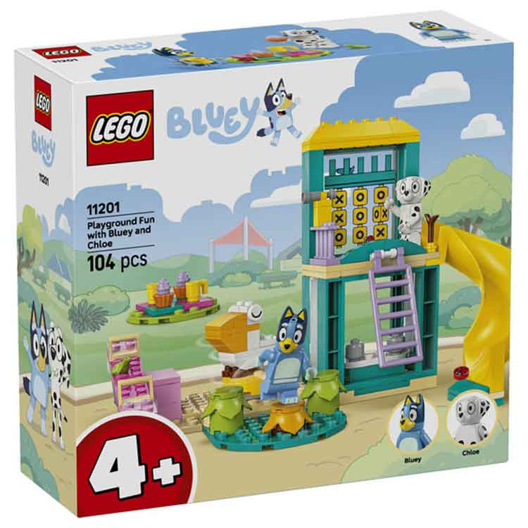 LEGO Bluey Playground Fun Building Set with Chloe - Kids Toy 11201