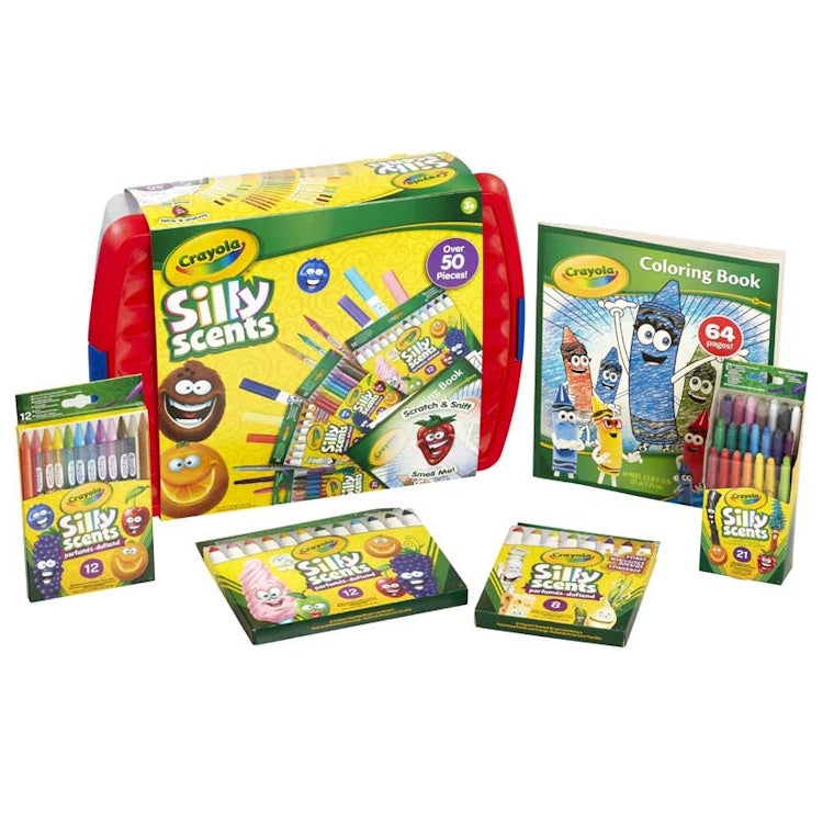 Crayola Silly Scents Art Bundle – Scented Markers and Crayons Set