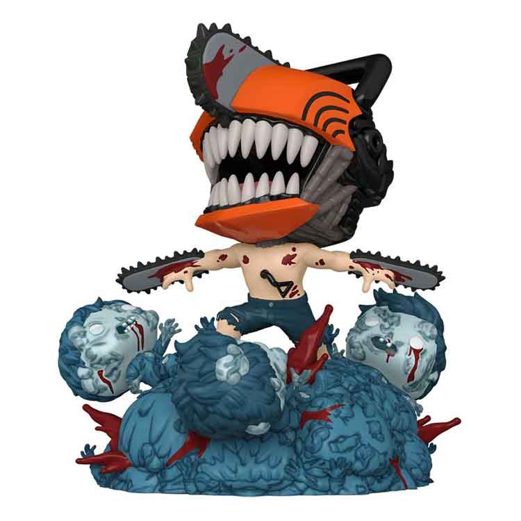 Funko Pop Deluxe: Chainsaw Man vs Zombies Vinyl Figure – 5.8-Inch