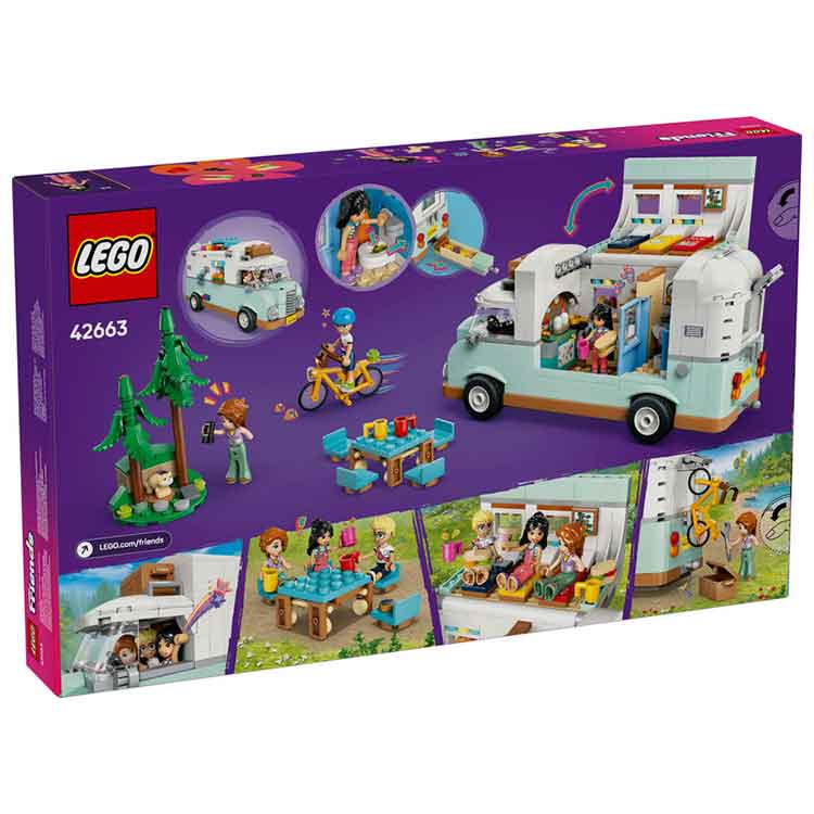 LEGO Friends Friendship Camper Van Adventure 42663 Building Toy Set