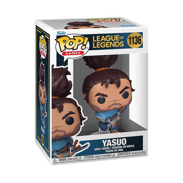 Funko Pop! League of Legends Yasuo Vinyl Figure – 9cm Collectible