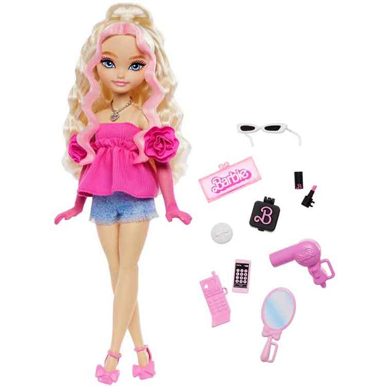 Barbie Dream Besties Malibu Fashion Doll with 11 Beauty Accessories