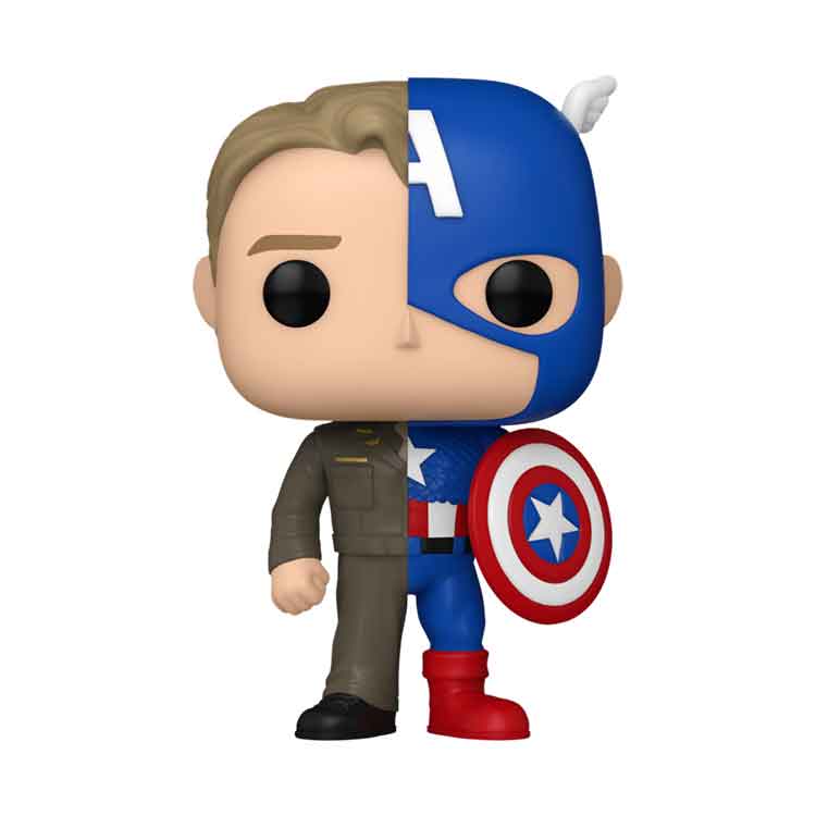 Funko POP Marvel: Captain America Steve Rogers Vinyl Figure – 9cm