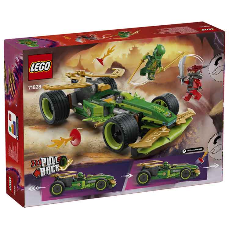 LEGO NINJAGO Lloyd's Pull-Back Race Car 71828 Building Toy Set