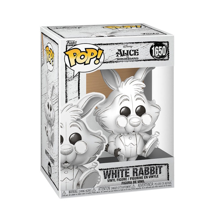 Funko Pop! Disney: Sketched White Rabbit Vinyl Figure - 9cm