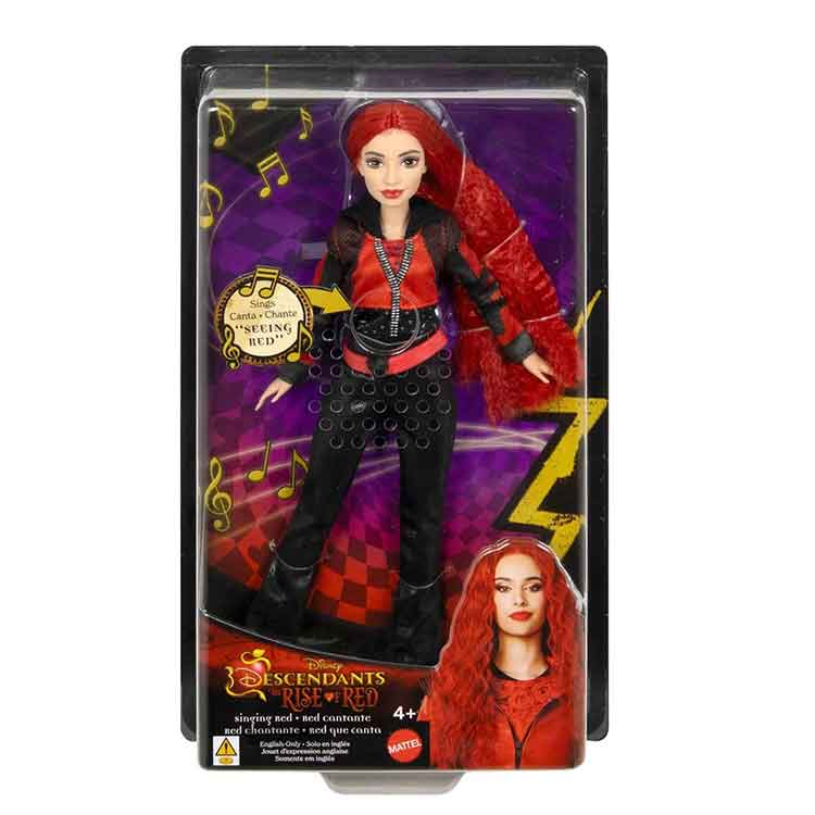 Disney Descendants: The Rise of Red Singing Red Doll – Musical Toy