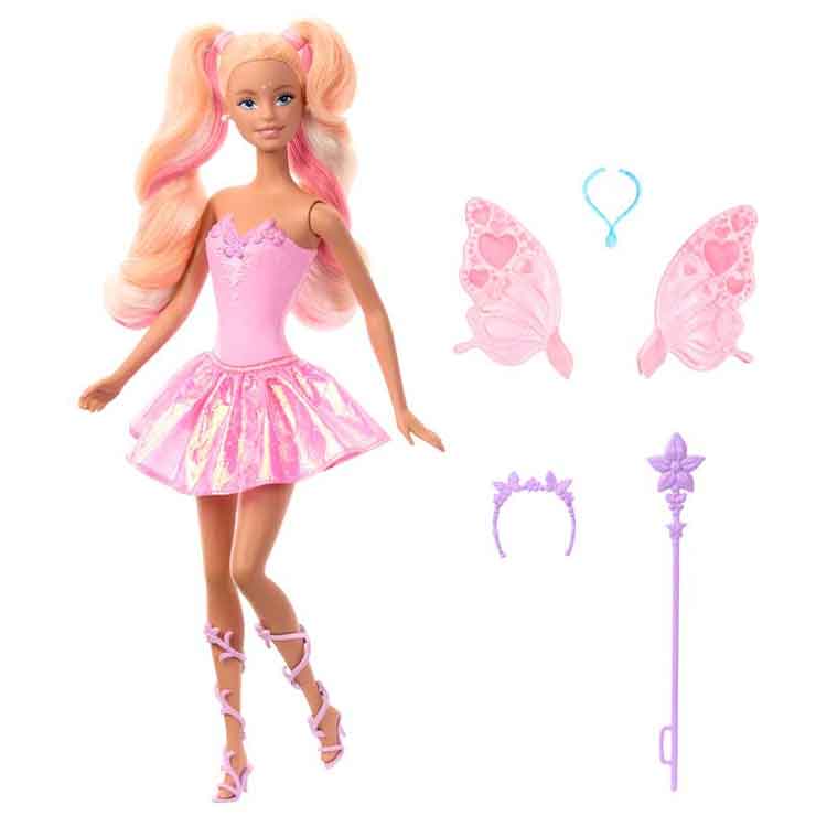 Barbie Fantastical Fairy Doll – Colour Change Magic Toy by AJ Toys