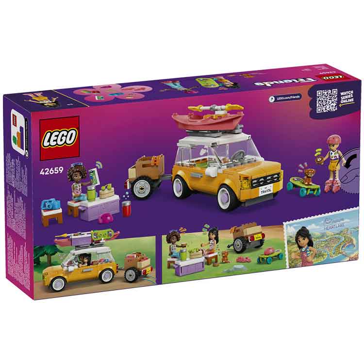 LEGO Friends 42659 Friendship Road-Trip Travel Car Building Set