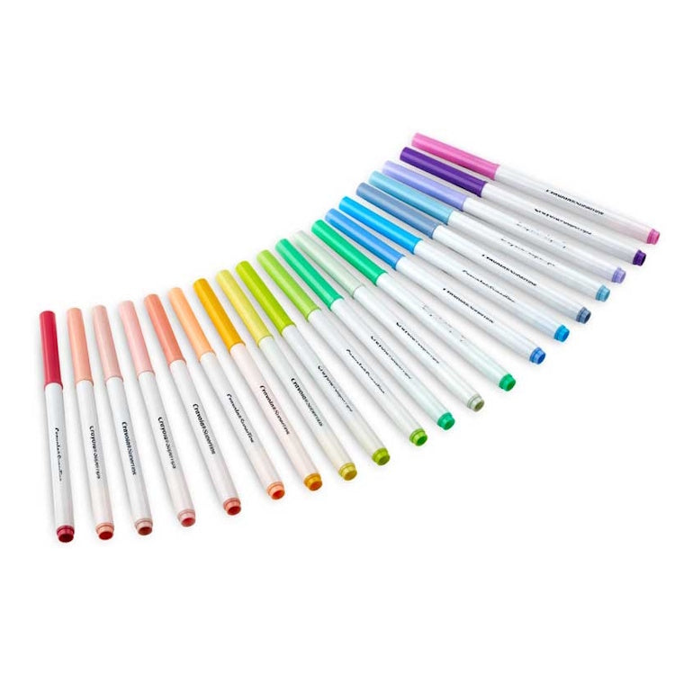 Crayola Supertips Washable Felt Tip Pens – 20 Pastel Colour Markers