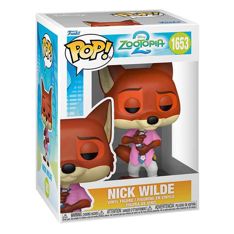 Funko Pop! Movies: Zootopia 2 – Nick Wilde 9cm Vinyl Figure