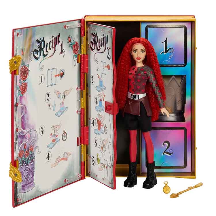 Disney Descendants: The Rise of Red Sorcerer's Cookbook & Doll Set