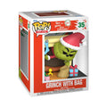 Funko POP Deluxe: Dr. Seuss Grinch with Bag Vinyl Collectible Figure