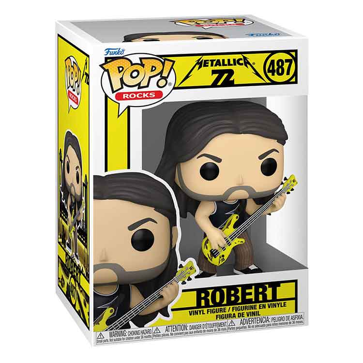 Funko Pop! Rocks: Metallica - Robert Trujillo (72 Seasons) Vinyl Figure