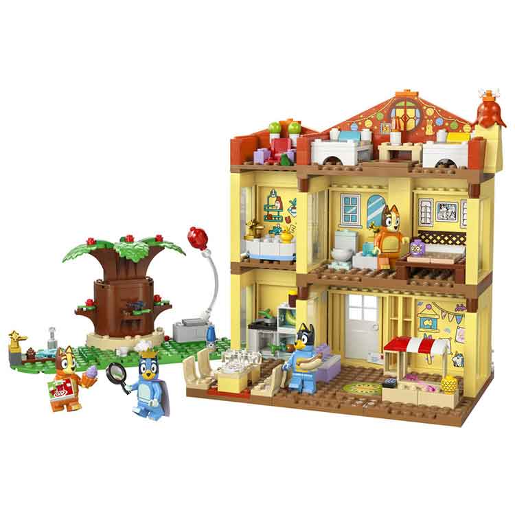 LEGO Bluey's Family House 11203 Building Kit with 4 Minifigures