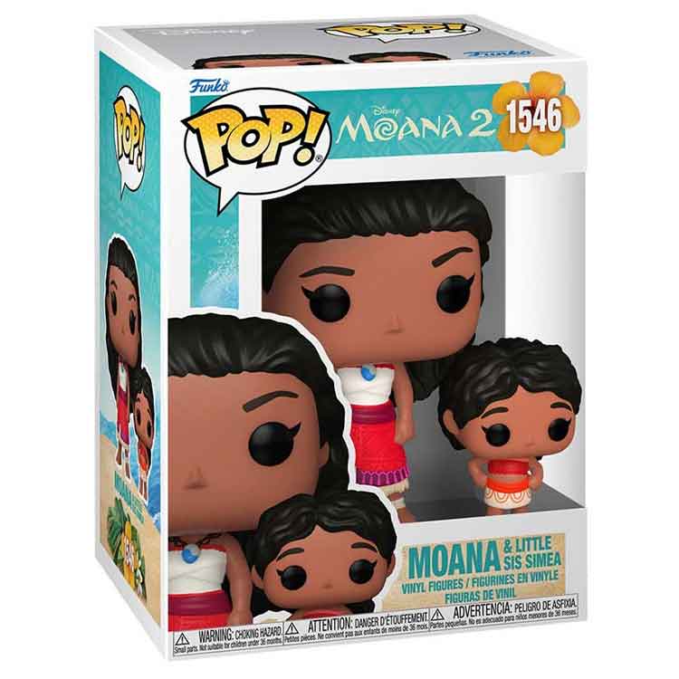 Funko Pop! Disney: Moana 2 – Moana & Simea 9cm Vinyl Figure