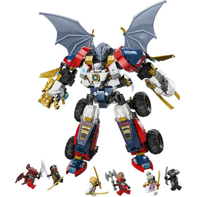 LEGO NINJAGO Zane's Ultra Combiner Mech 71834 - 4-in-1 Ninja Toy