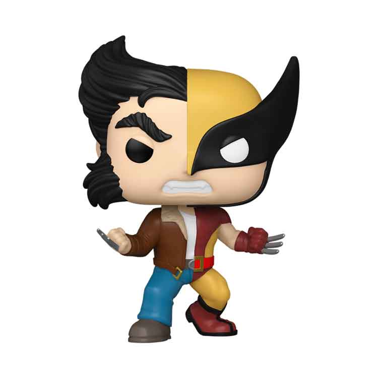 Funko POP Marvel: Wolverine/Logan Split Vinyl Figure - 9cm Collectible