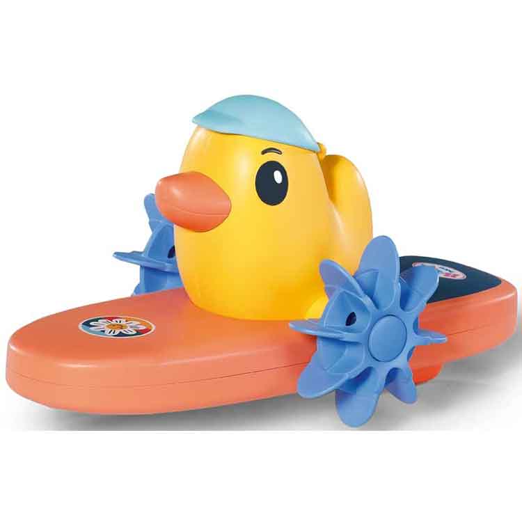 BABY born Splish Splash Surfing Berta Duck Bath Toy – Wind-Up Surfboard