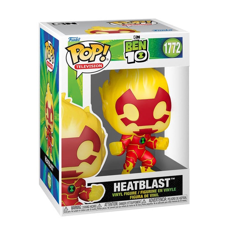 Funko Pop! TV: Ben 10 – Heatblast Vinyl Figure (9 cm Collectible)
