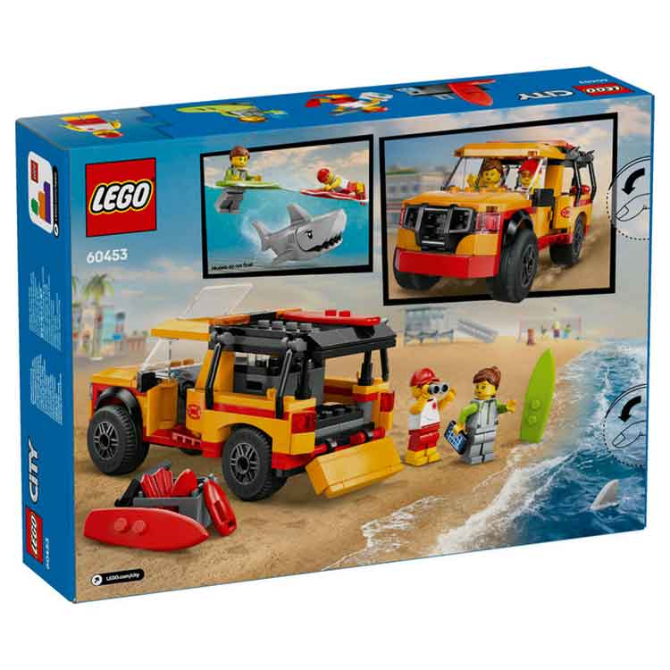 LEGO City Lifeguard Beach Rescue Truck 60453 – Off-Road Vehicle Toy