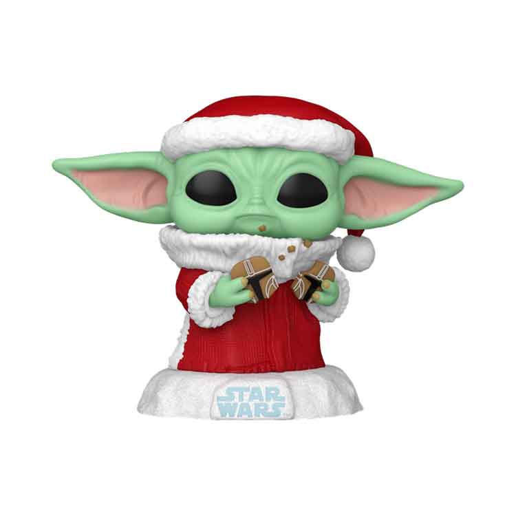 Funko POP Star Wars: Mando Holiday – Grogu Vinyl Figure (9cm)