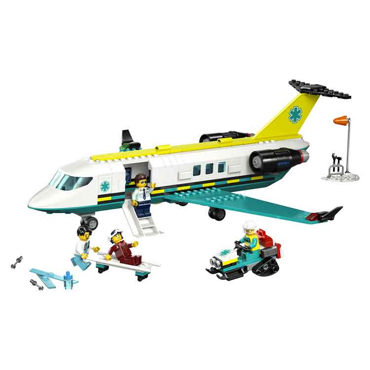 LEGO City Emergency Air Ambulance Airplane 60465 Building Toy Set