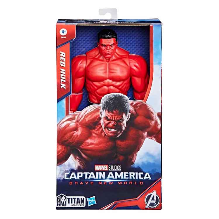 Marvel Red Hulk Deluxe Action Figure – Captain America 30cm Toy