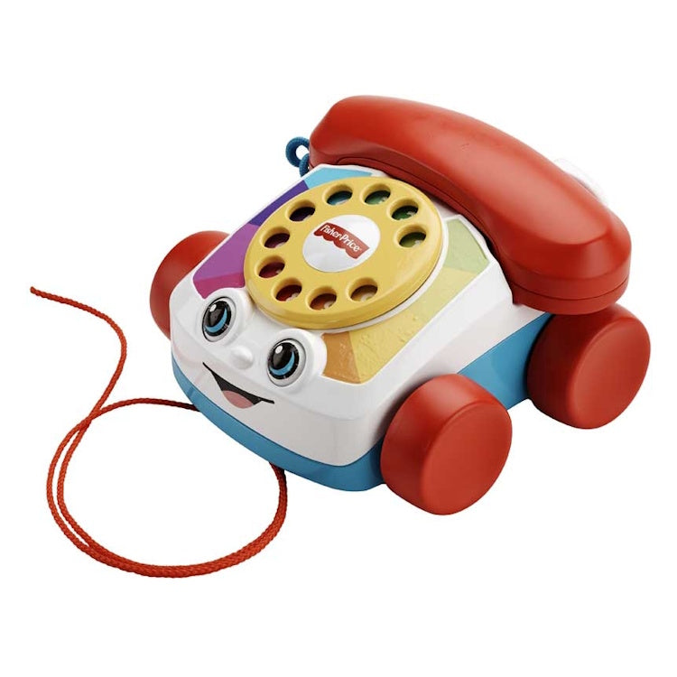 Fisher-Price Chatter Telephone – Classic Pull Toy with Interactive Sounds