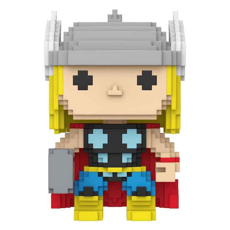 Funko Pop Marvel: 8-Bit Thor Vinyl Figure – Collectible 9cm Model
