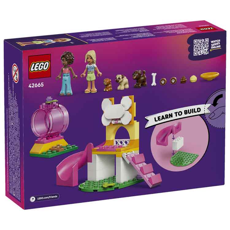 LEGO Friends Puppy Playground 42665 Building Kit with 3 Dog Figures