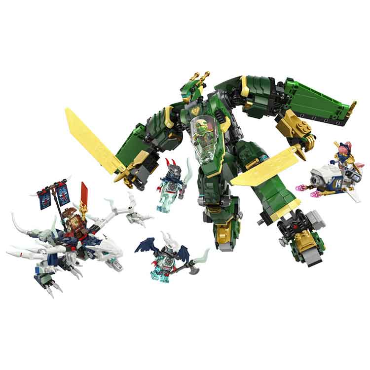 LEGO NINJAGO Lloyd’s Jet Mech 71845 - Transforming Ninja Toy Set