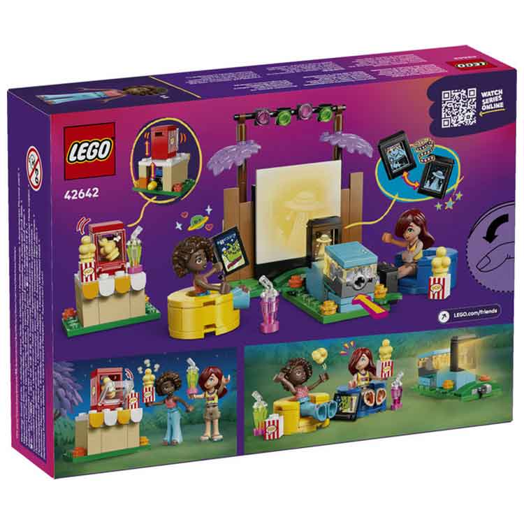 LEGO Friends 42642 Friendship Movie Night Building Kit with Projector
