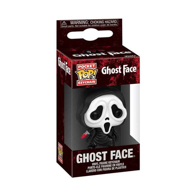Funko Ghost Face Pop! Keychain – Scream Horror Movie Collectible