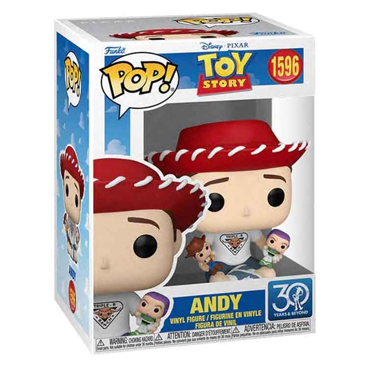 Funko Pop Disney: Toy Story 30th Anniversary – Andy Vinyl Figure