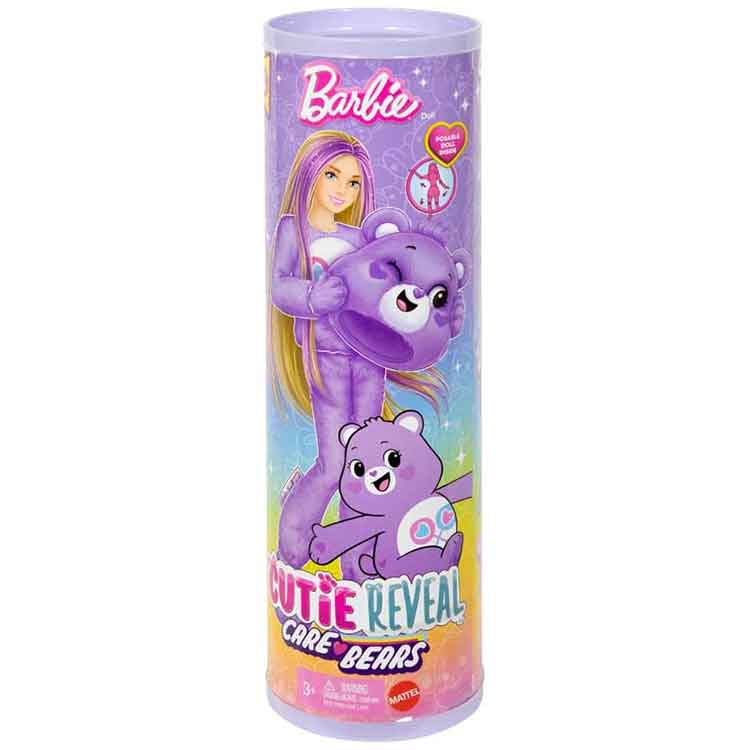 Barbie Cutie Reveal Care Bears Doll – Share Bear Plush Costume