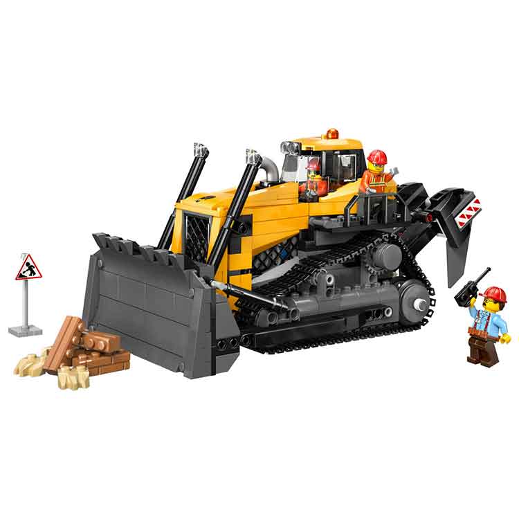 LEGO City Yellow Bulldozer 60466 Construction Vehicle Toy Set
