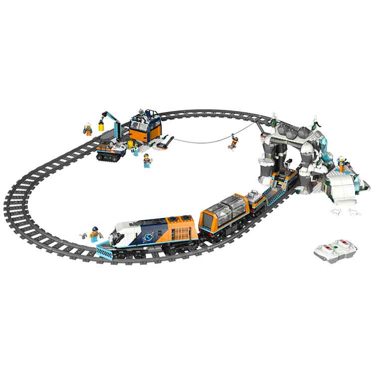 LEGO City Arctic Polar Express Remote Control Toy Train Set 60470