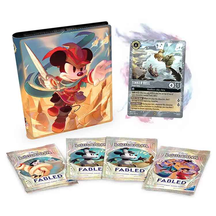 Disney Lorcana Fabled Collector's Starter Set with Card Portfolio