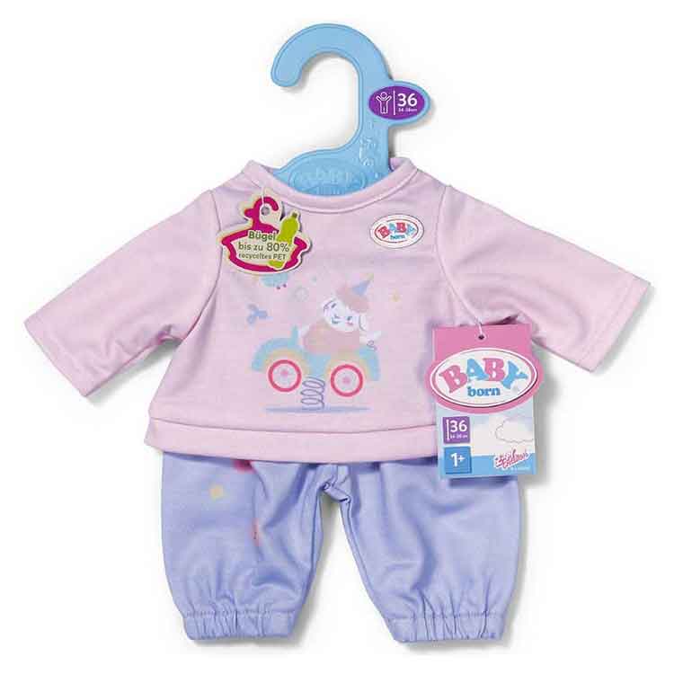 BABY born Jogging Suit Rose – Easy Fit Doll Clothing for 36cm Dolls